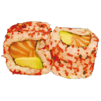 Uramaki de tobiko