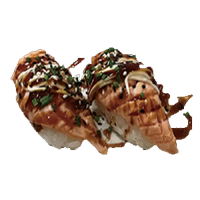 Nigiri de atún flameado